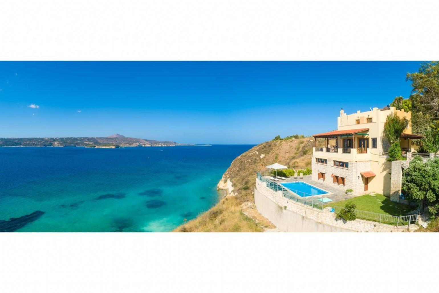 Souda Bay View Villa Kalámion Eksteriør bilde