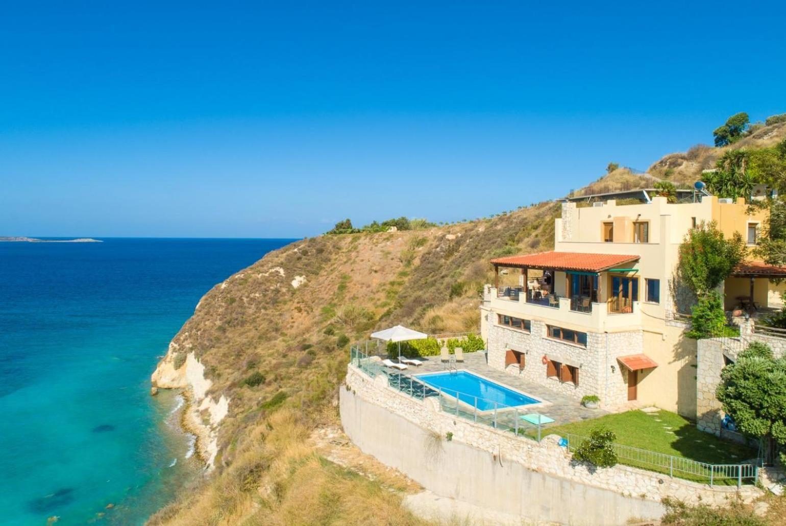 Souda Bay View Villa Kalámion Eksteriør bilde
