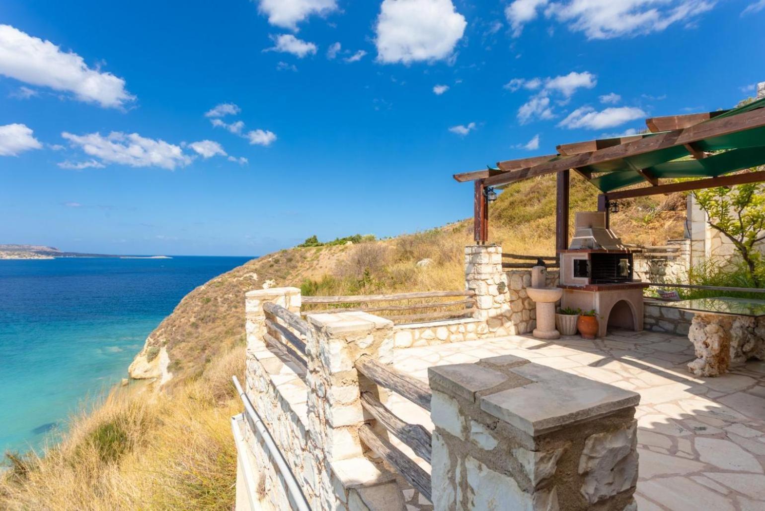 Souda Bay View Villa Kalámion Eksteriør bilde