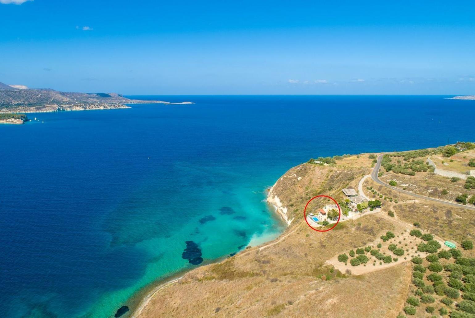 Souda Bay View Villa Kalámion Eksteriør bilde